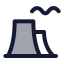 Factory icon with duotone standard style