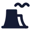 Factory icon with solid standard style