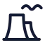 Factory icon with stroke rounded style