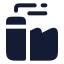 Factory icon with solid rounded style