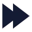 Fastforward icon with solid sharp style