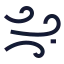 Fastwind icon with stroke sharp style