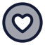 Favouritecircle icon with duotone standard style