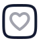 Favouritesquare icon with twotone rounded style