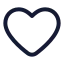 Favourite icon with stroke rounded style