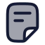 File icon with duotone rounded style