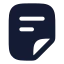 File icon with solid rounded style