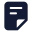 File icon with solid standard style