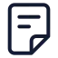 File icon with stroke standard style
