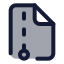 Filearchive icon with duotone standard style