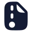 Filearchive icon with solid rounded style