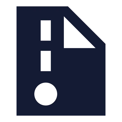 File Archive Icon in Solid Sharp style