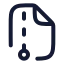 Filearchive icon with stroke rounded style