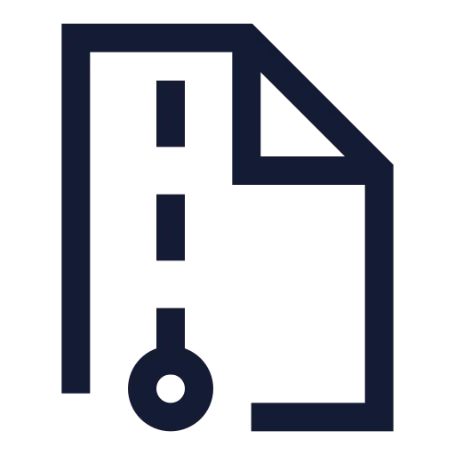 File Archive Icon in Stroke Sharp style