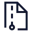 Filearchive icon with stroke sharp style