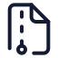 Filearchive icon with stroke standard style