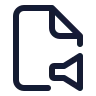 File Audio icon preview
