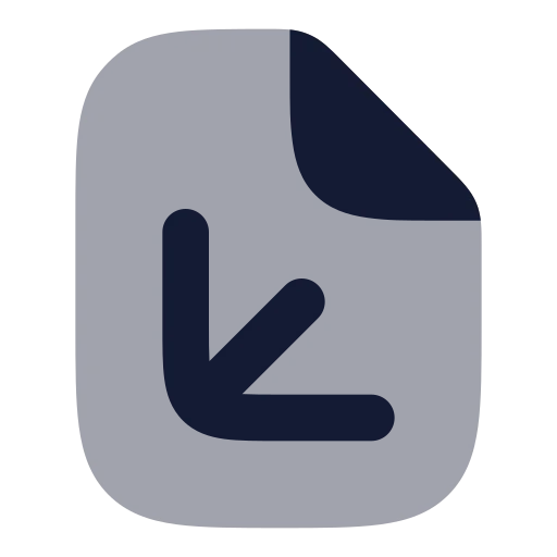 File Axis 3 D Icon in Bulk Rounded style