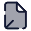 Fileaxis 3 D icon with duotone standard style