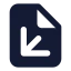 Fileaxis 3 D icon with solid standard style