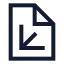 Fileaxis 3 D icon with stroke sharp style
