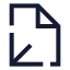 Fileaxis 3 D icon with stroke sharp style