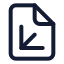 Fileaxis 3 D icon with stroke standard style