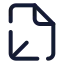 Fileaxis 3 D icon with stroke standard style