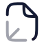 Fileaxis 3 D icon with twotone rounded style