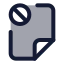 Fileblock icon with duotone standard style