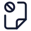 Fileblock icon with stroke standard style