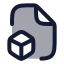 Filebox icon with duotone rounded style