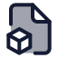 Filebox icon with duotone standard style