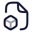 Filebox icon with twotone rounded style