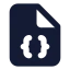 Filebraces icon with solid standard style