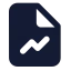 Filechartline icon with solid standard style