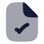 Filecheck icon with bulk rounded style