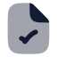 Filecheck icon with bulk rounded style