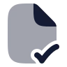 File Check Corner icon preview