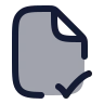 File Check Corner icon preview