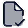 File Check Corner icon preview