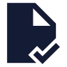 File Check Corner icon preview