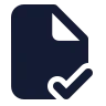 File Check Corner icon preview