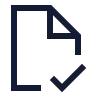 File Check Corner icon preview