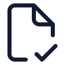 File Check Corner icon preview