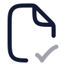 File Check Corner icon preview