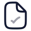 Filecheck icon with twotone rounded style