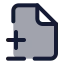 Filediff icon with duotone standard style