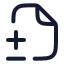 Filediff icon with stroke rounded style