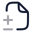 Filediff icon with twotone rounded style
